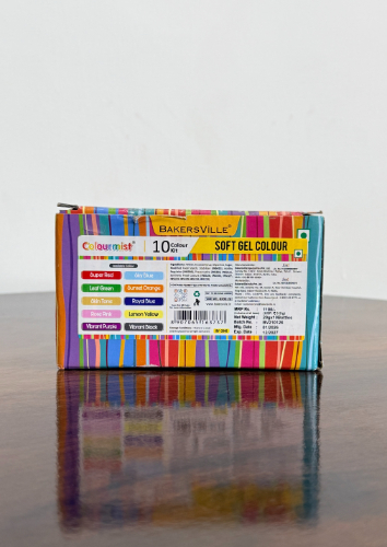 Bakersville Soft Gel Colour Kit (10 Pcs)