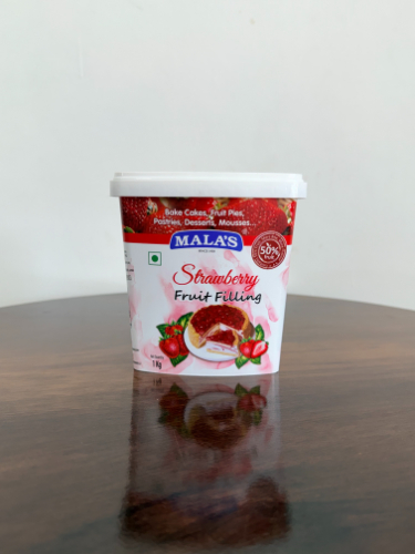 Mala's Strawberry Fruit Filling 1kg