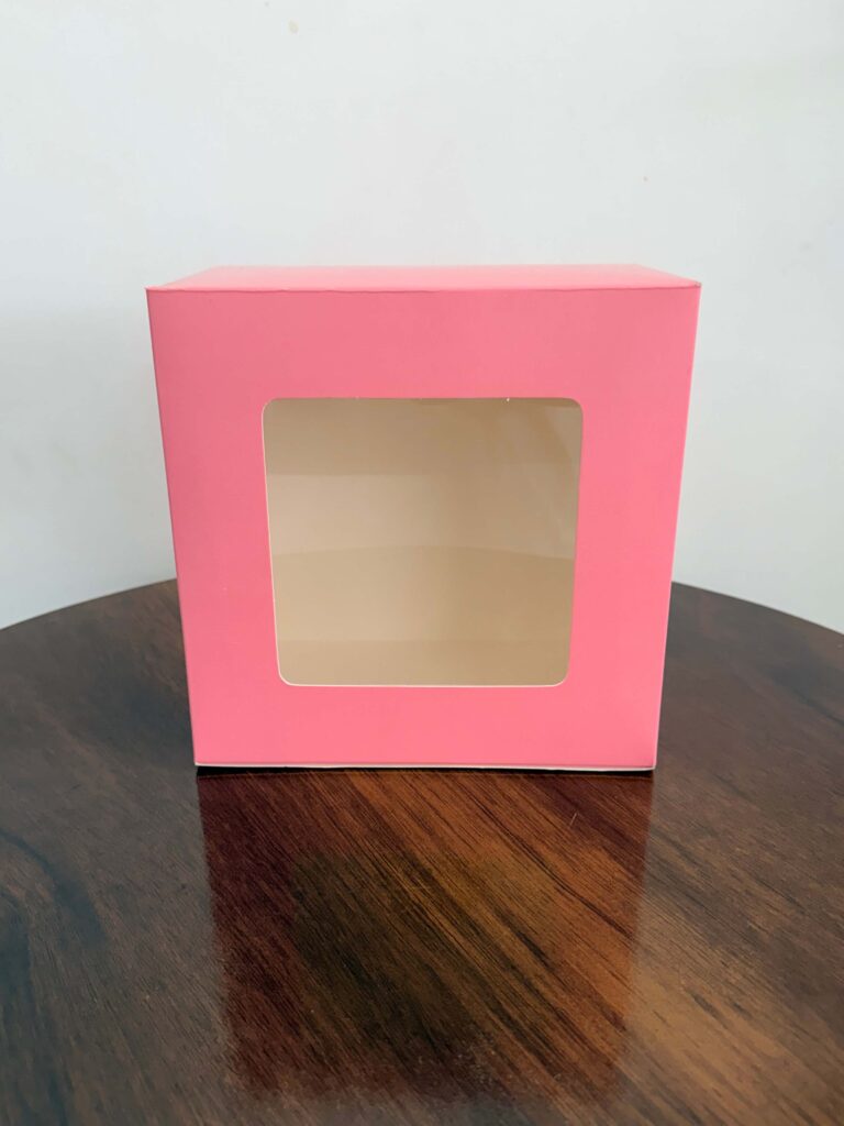 Tall Cake Box Pink