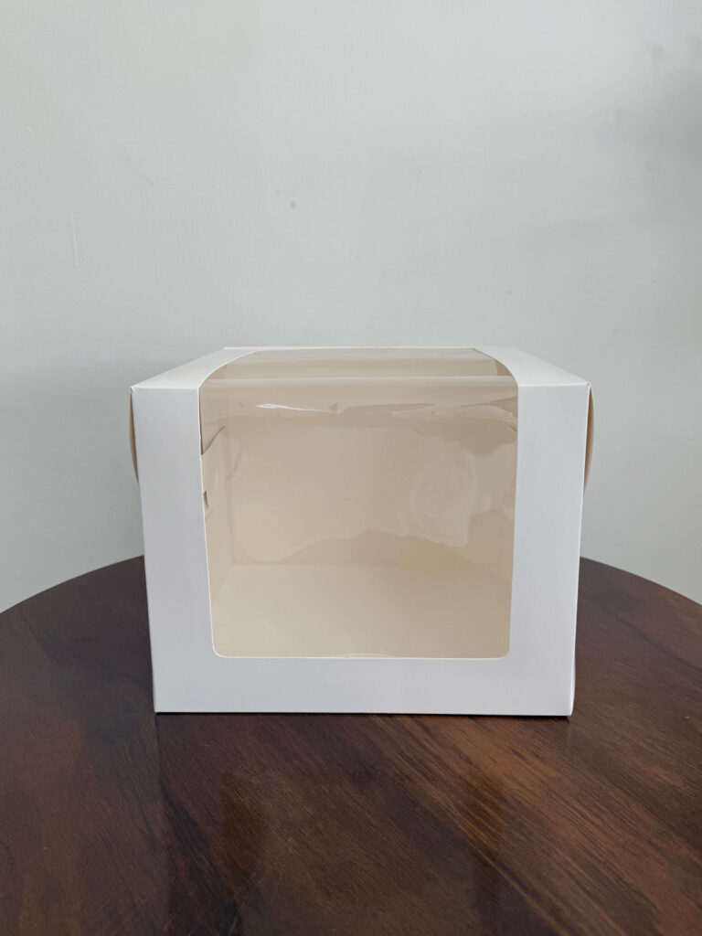Tall Cake Box White